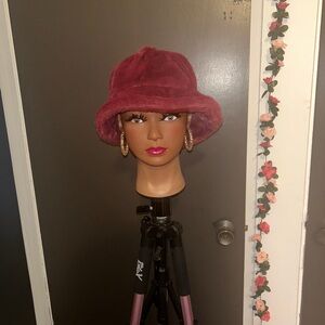 Unisex Fur Bucket Hat